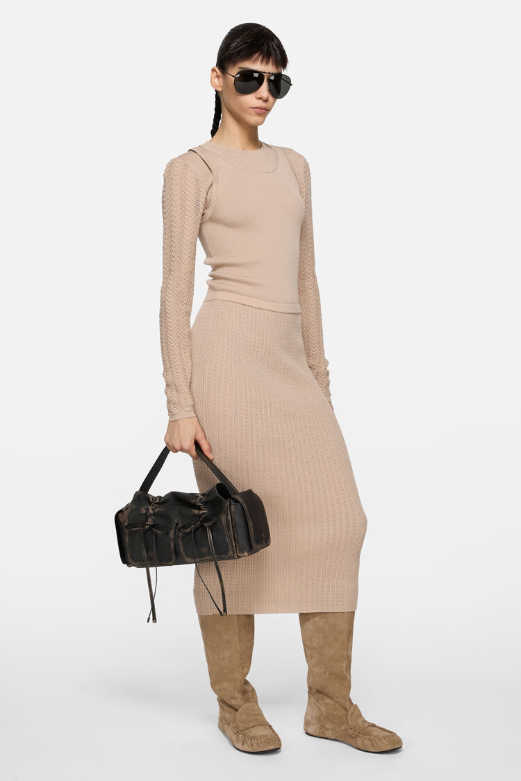 Multipocket Vintage, Dark brown/beige