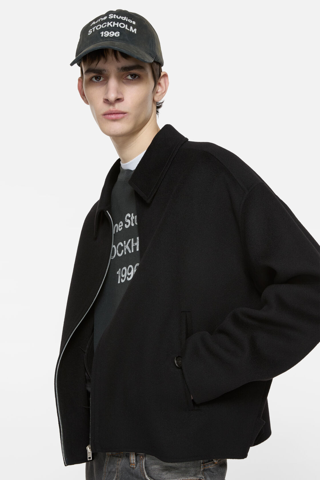 Cashmere jacket, Black, 2000x