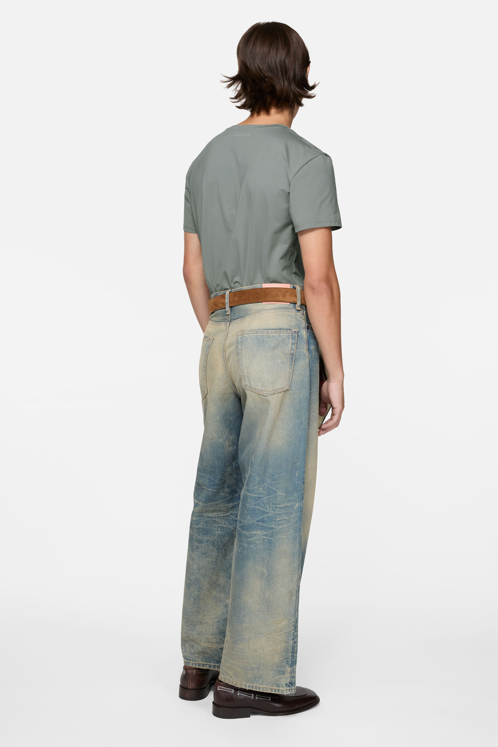 Acne Studios - Tシャツ - レギュラーフィット - ストーングレー
