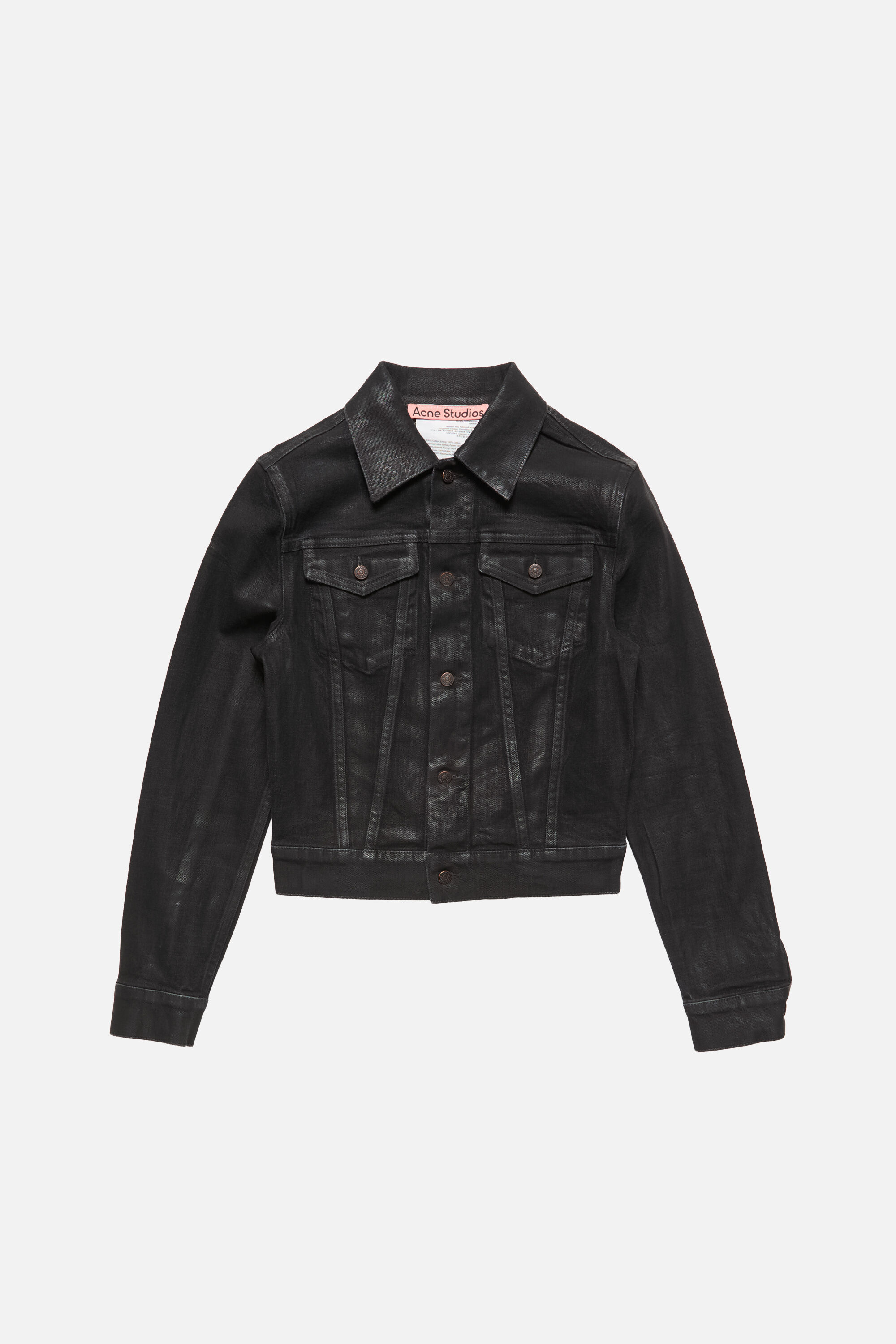 Acne Studios - フィットデニムジャケット - ブラック