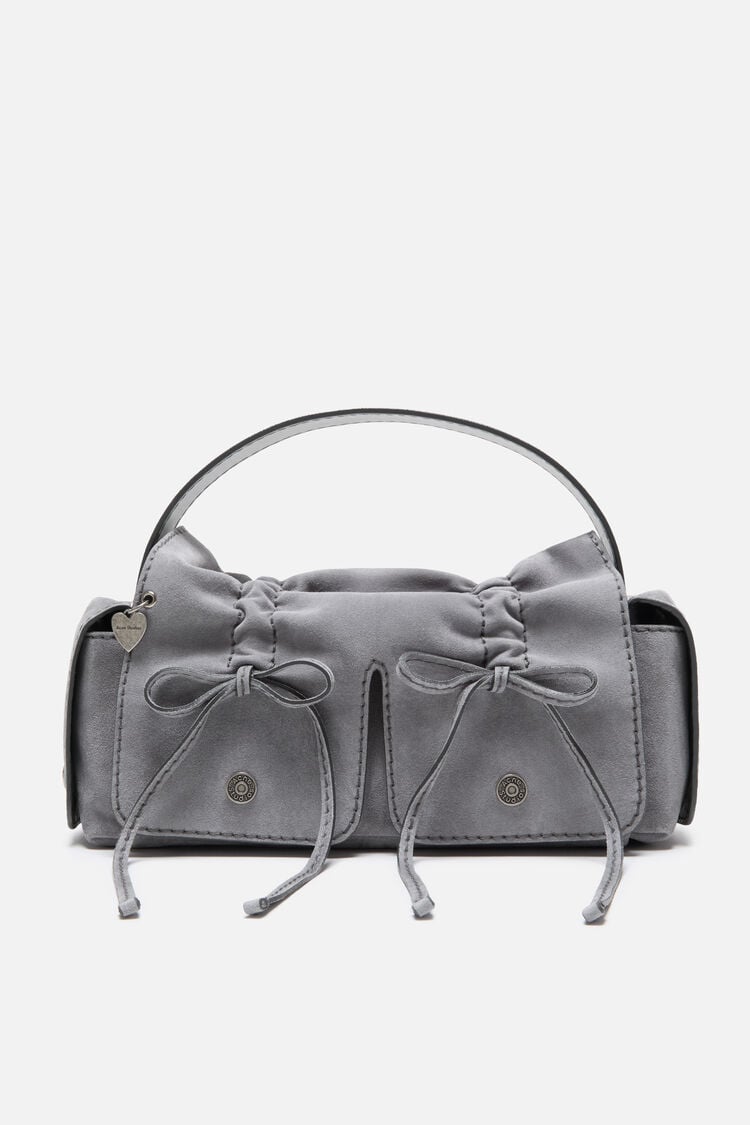 Multipocket New Suede S, Cold grey