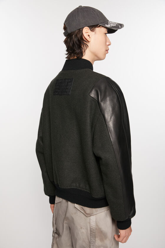 Dark Grey Bomber Jacket Acne Studios Bomber Jacket Dark Grey
