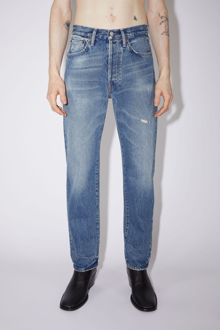 acnestudios.com | Relaxed Fit Jeans - 2003 Mid Blue
