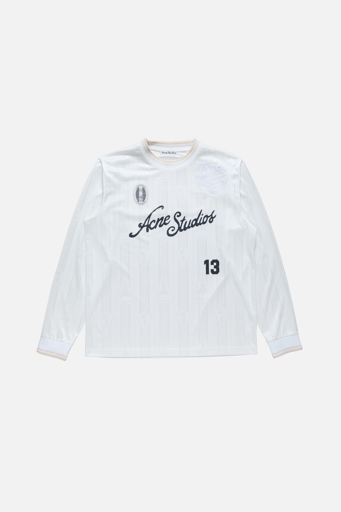Logo sports jersey top, White, 2000x