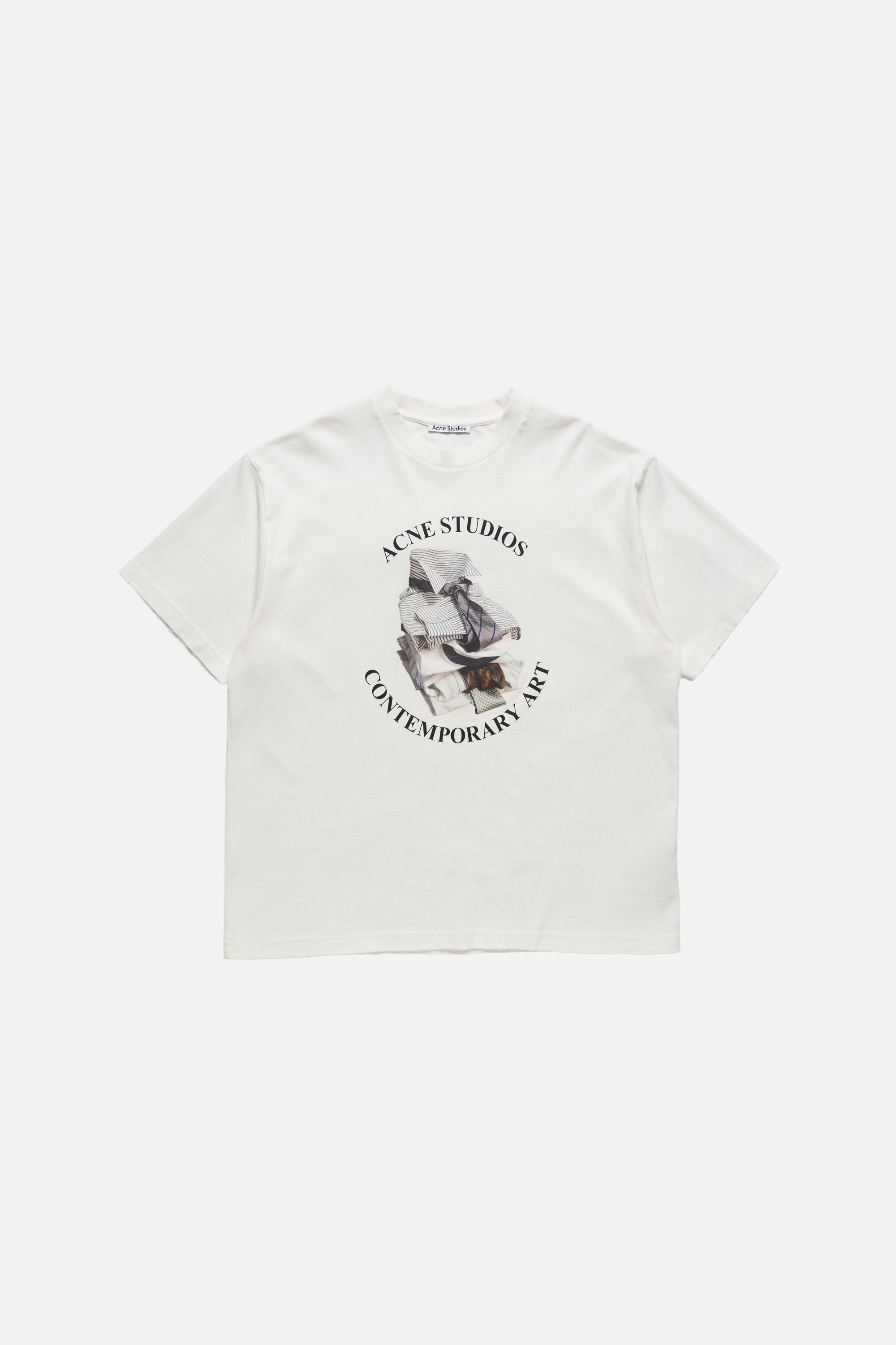 Acne Studios - Printed t-shirt - relaxed - Off white