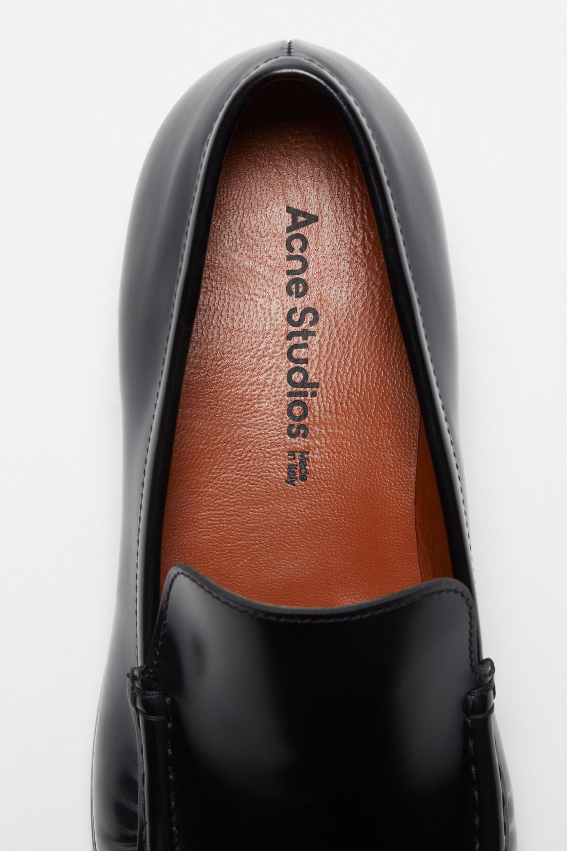 Leather loafers, Black, 2000x