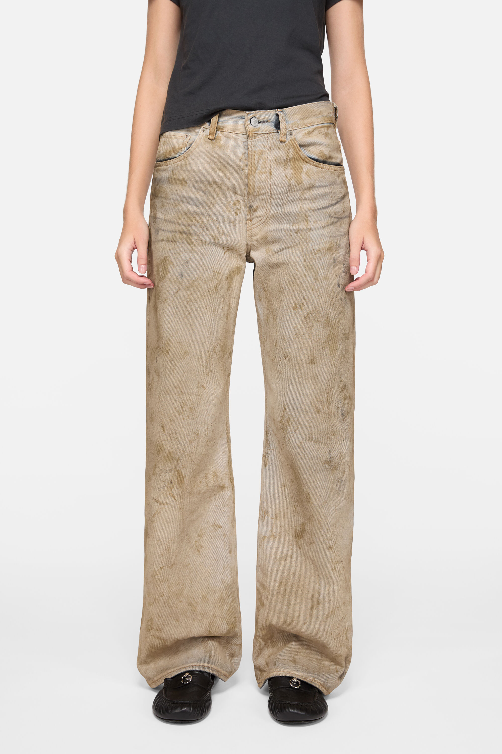 Acne Studios - Regular fit jeans - 2021F - Sand beige