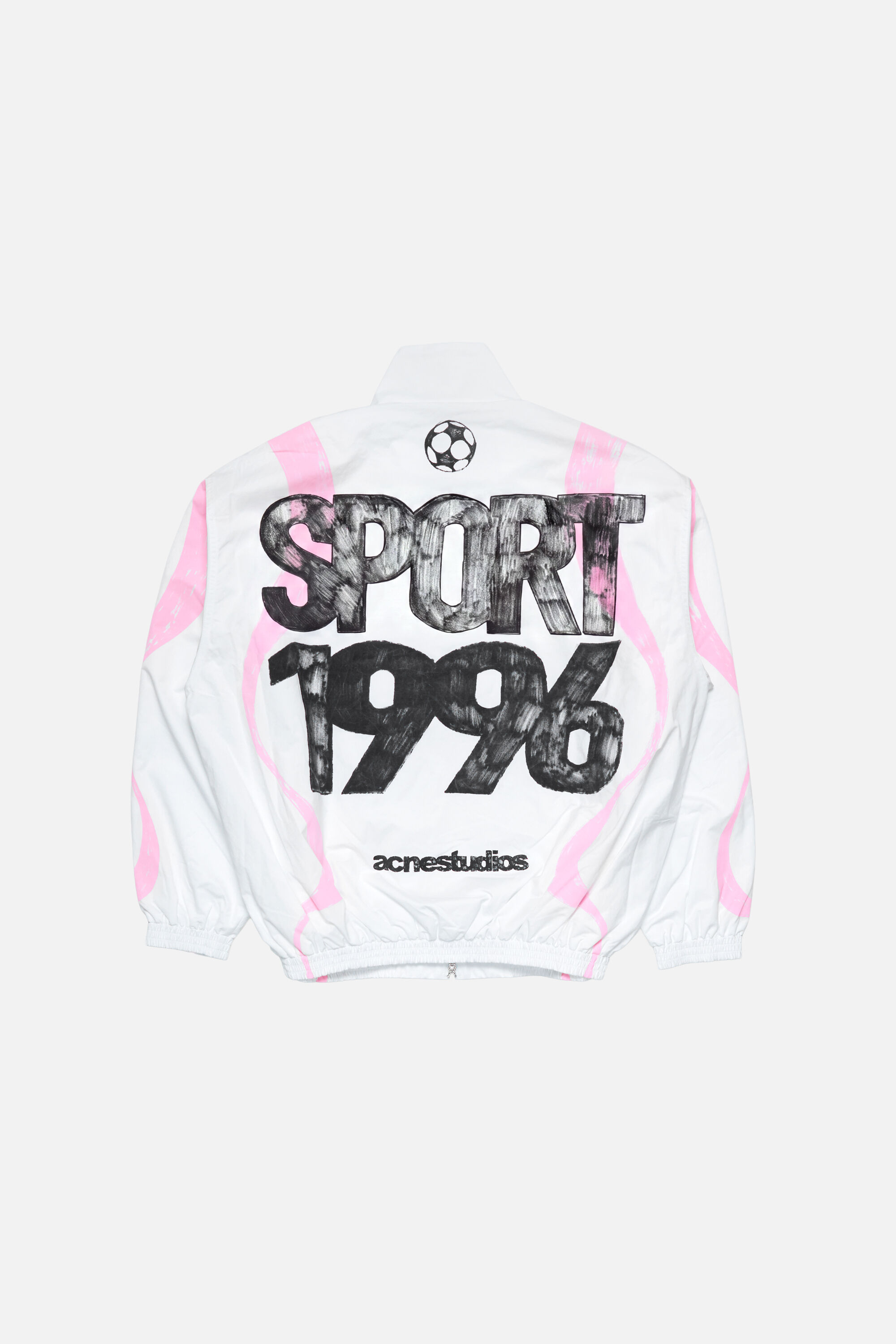 Acne Studios - Technical jacket with logo - Optic White