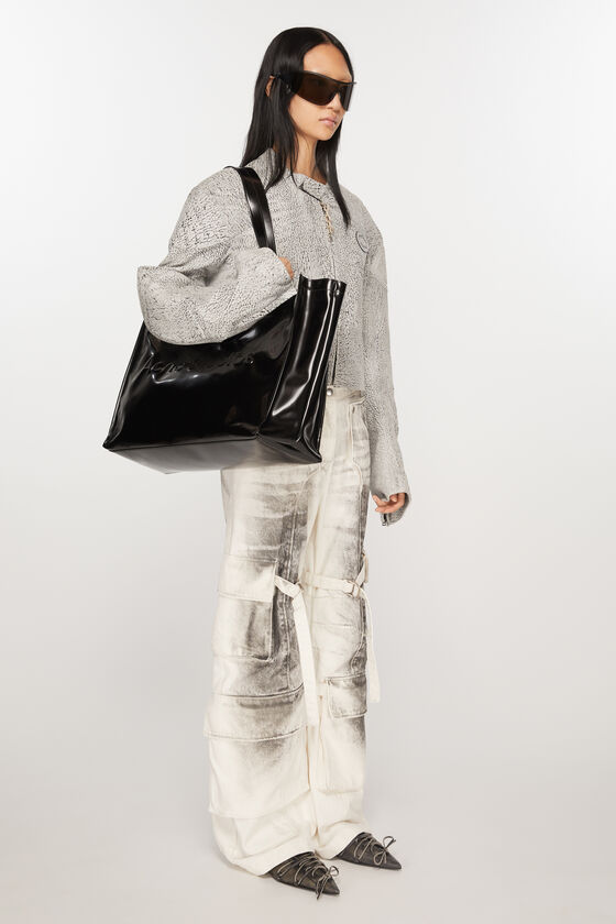 Acne Studios - Logo shoulder tote bag - Black 