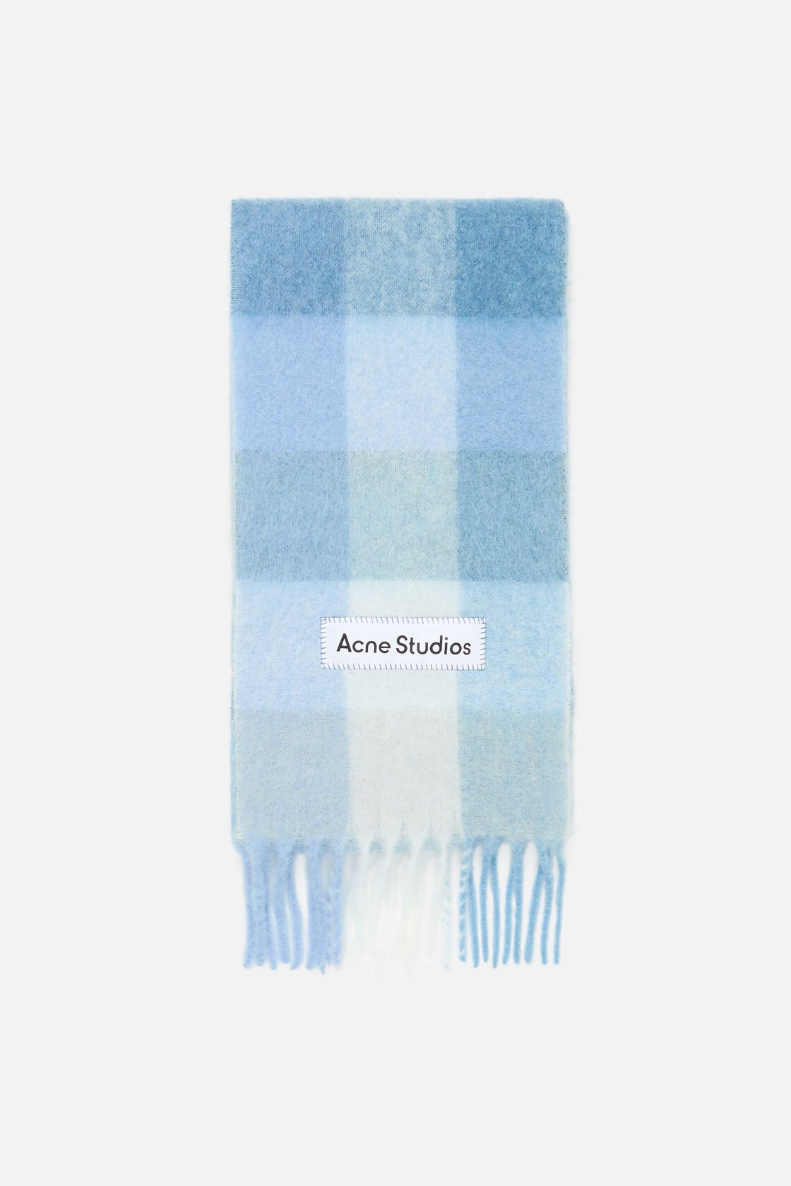 モヘアチェックスカーフ, ライトブルー/ホワイト/パウダーブルー, 2000x