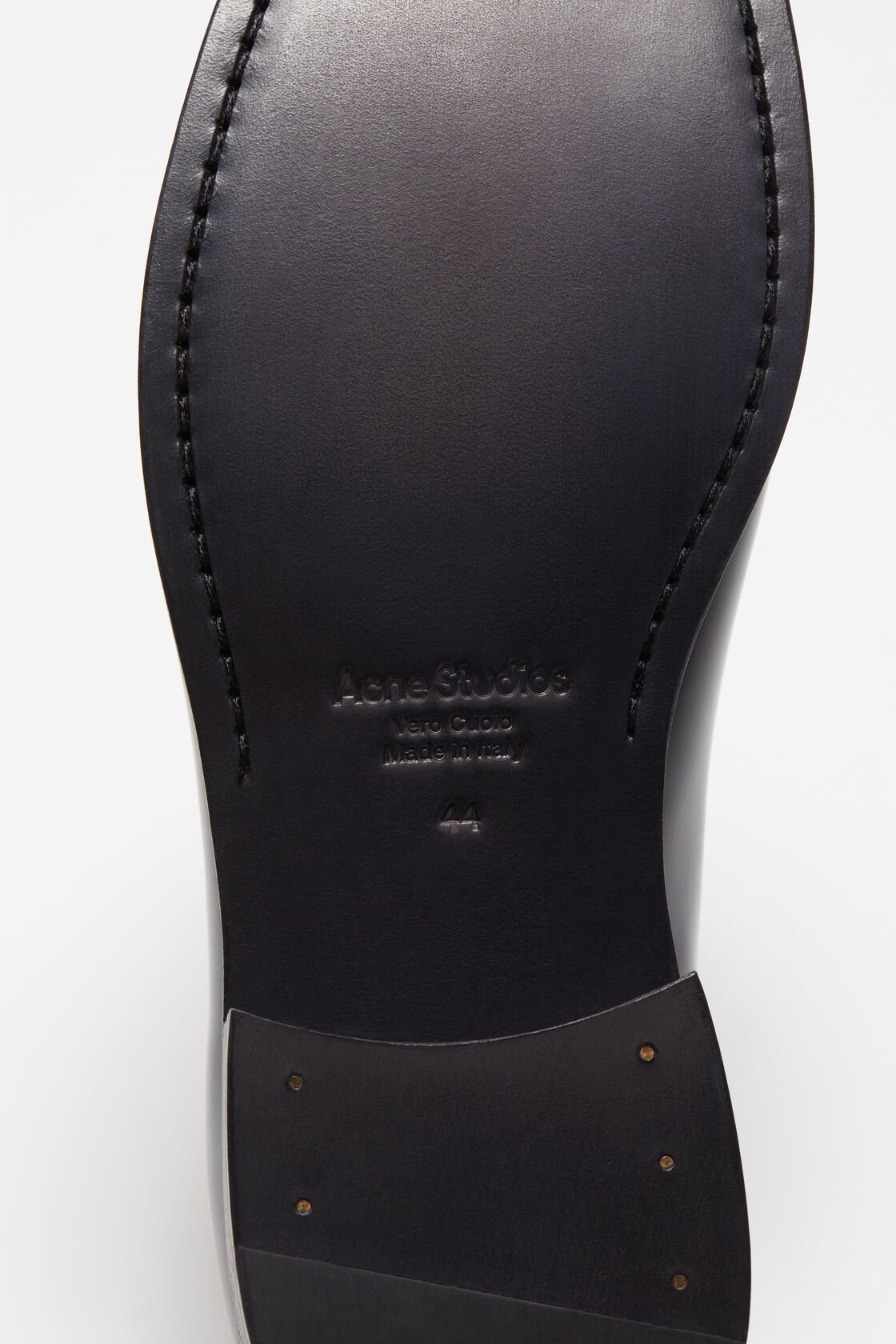Leather loafers, Black, 2000x