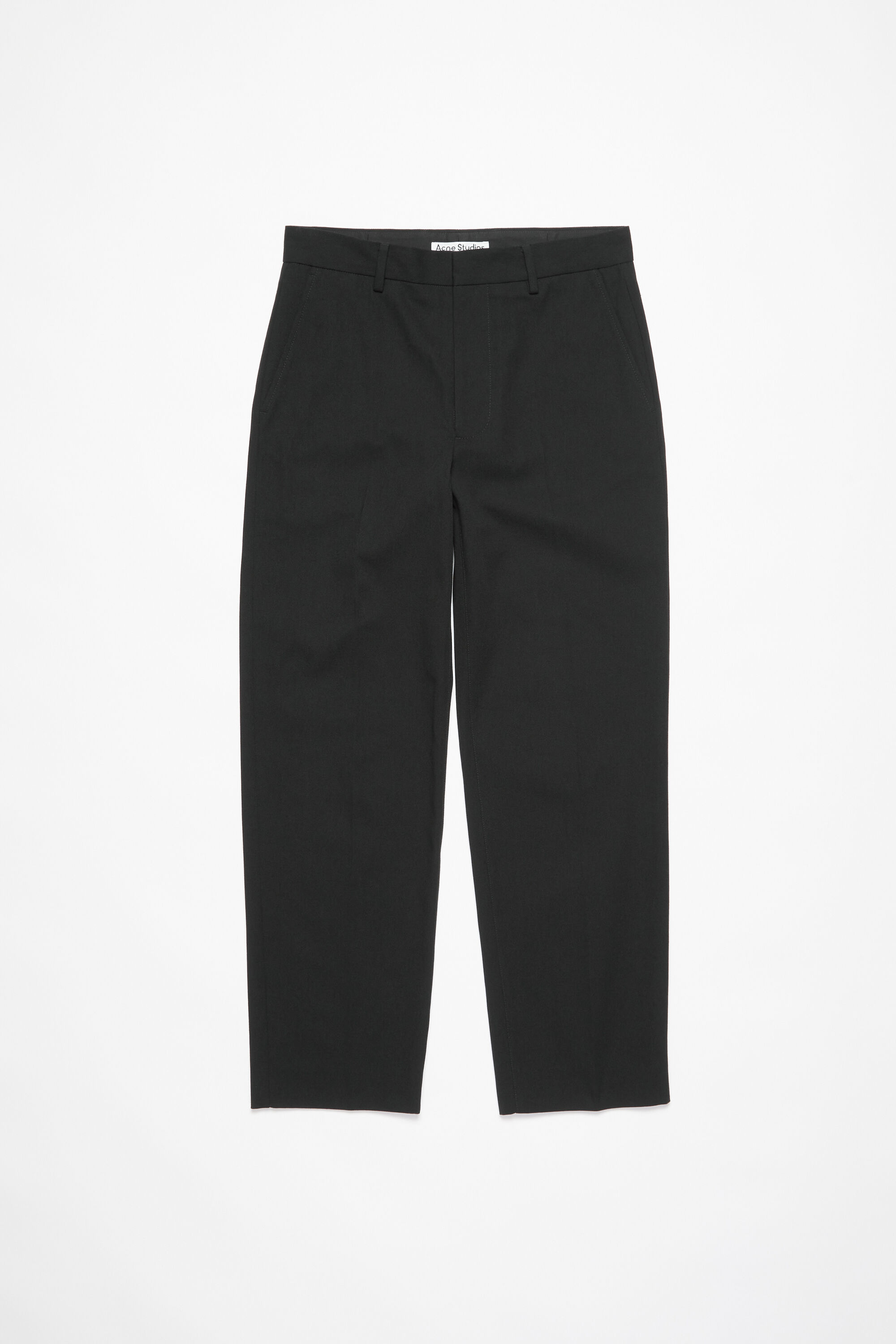 Acne Studios - Twill cotton-blend trousers - Black