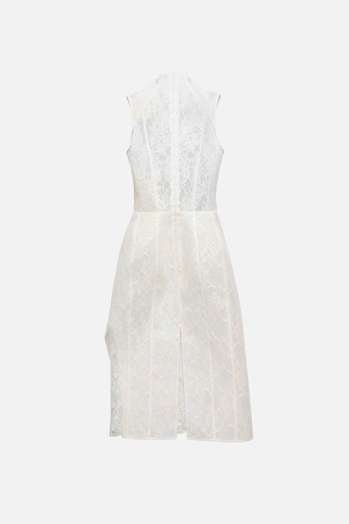 Lace corset dress, White/white, 2000x