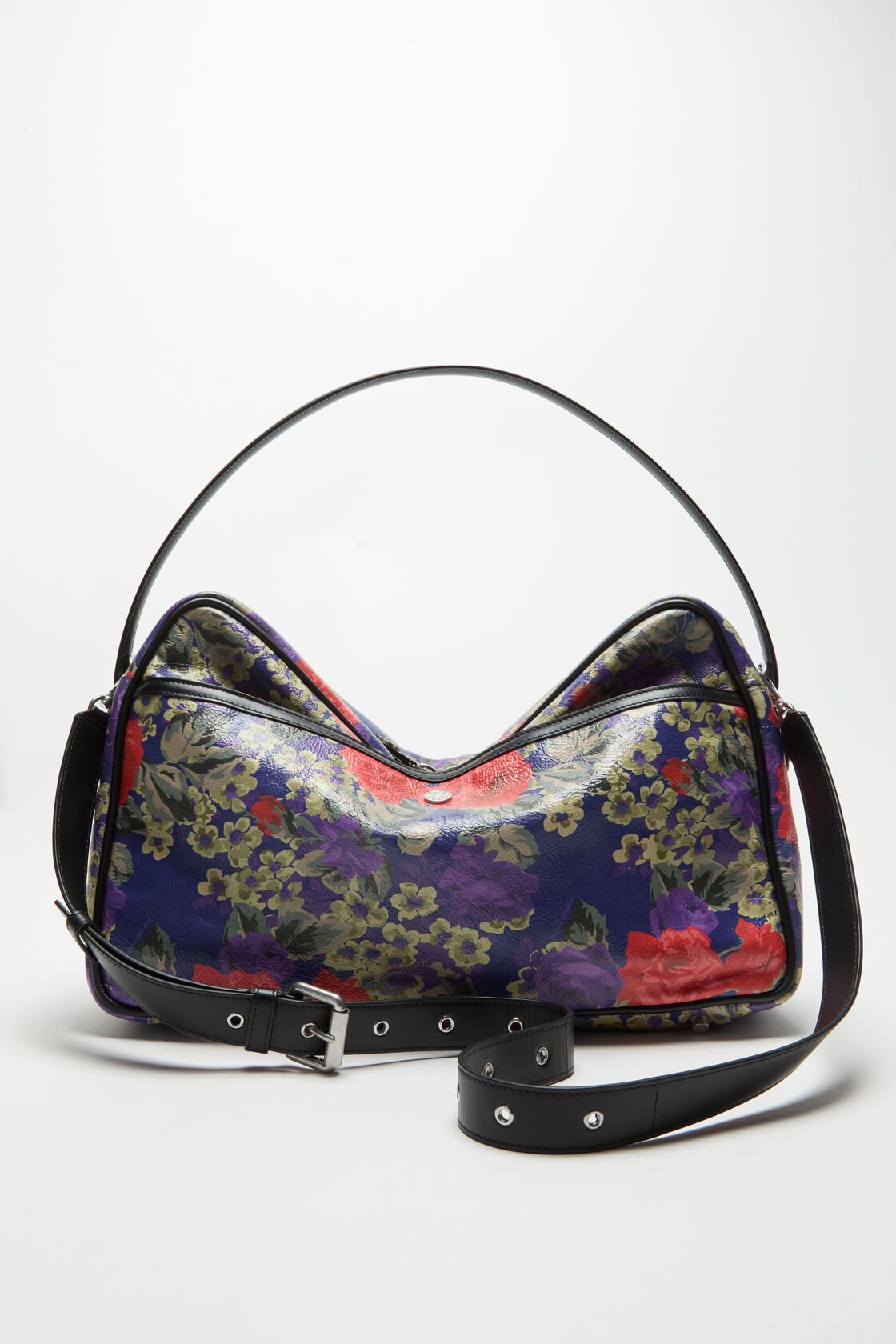 Camero Camera Flower Shoulder Bag, Violet purple, 2000x
