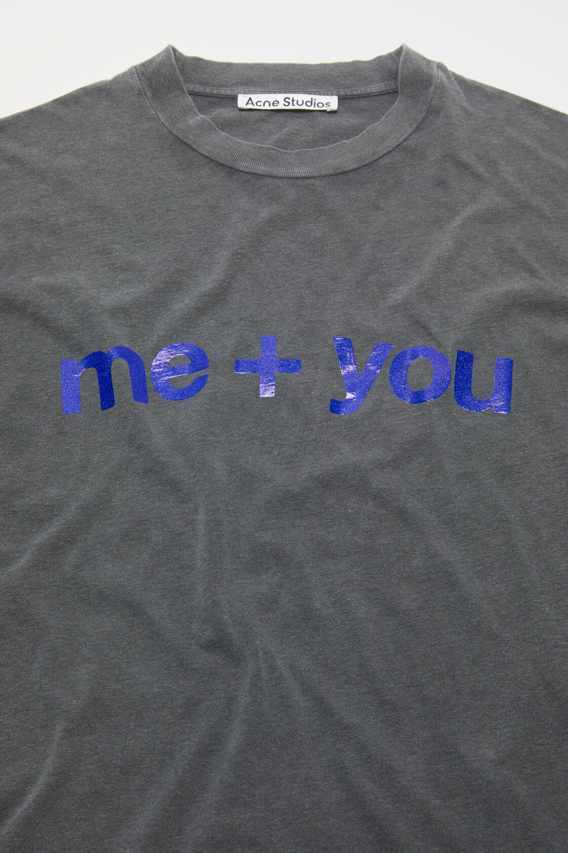 Glitter graphic t-shirt, Faded black, 2000x