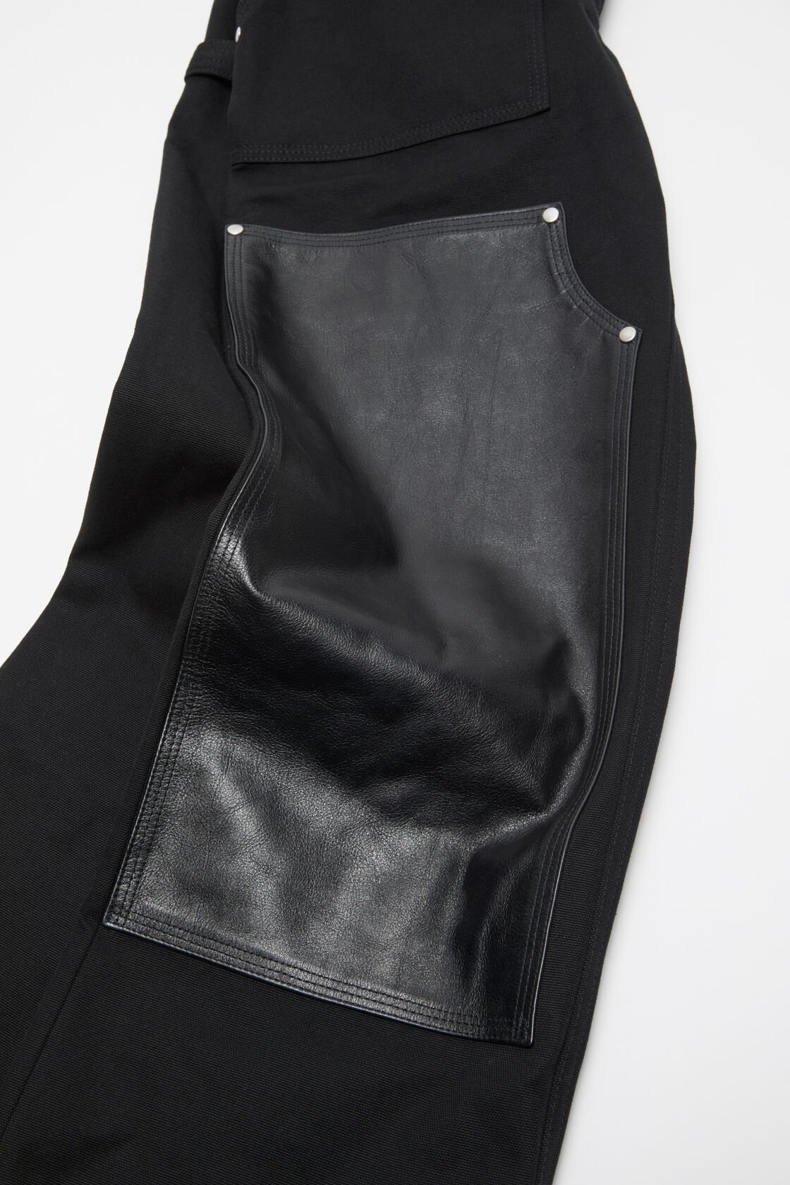 Denim trousers - regular fit, Black, 2000x