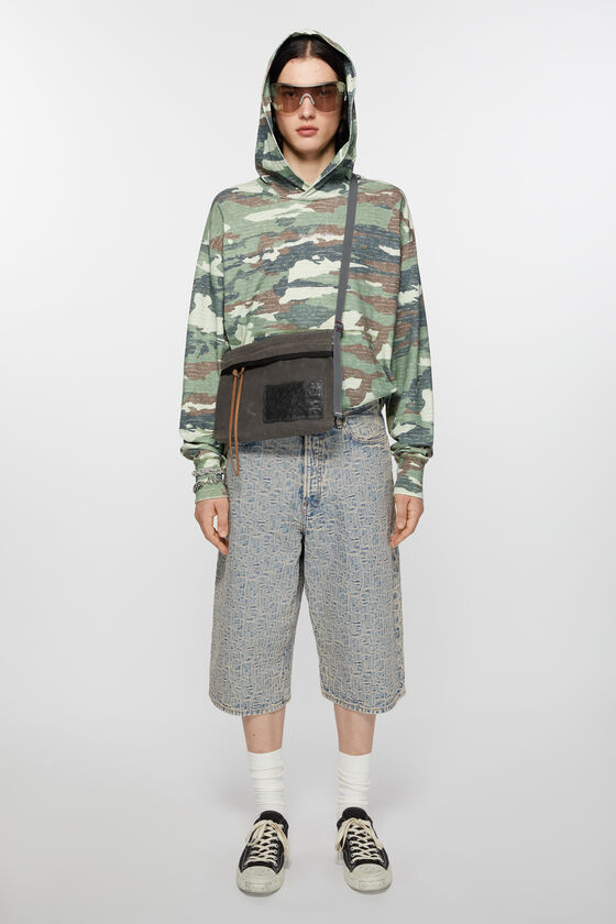 Acne Studios - Mini messenger bag - Grey/black