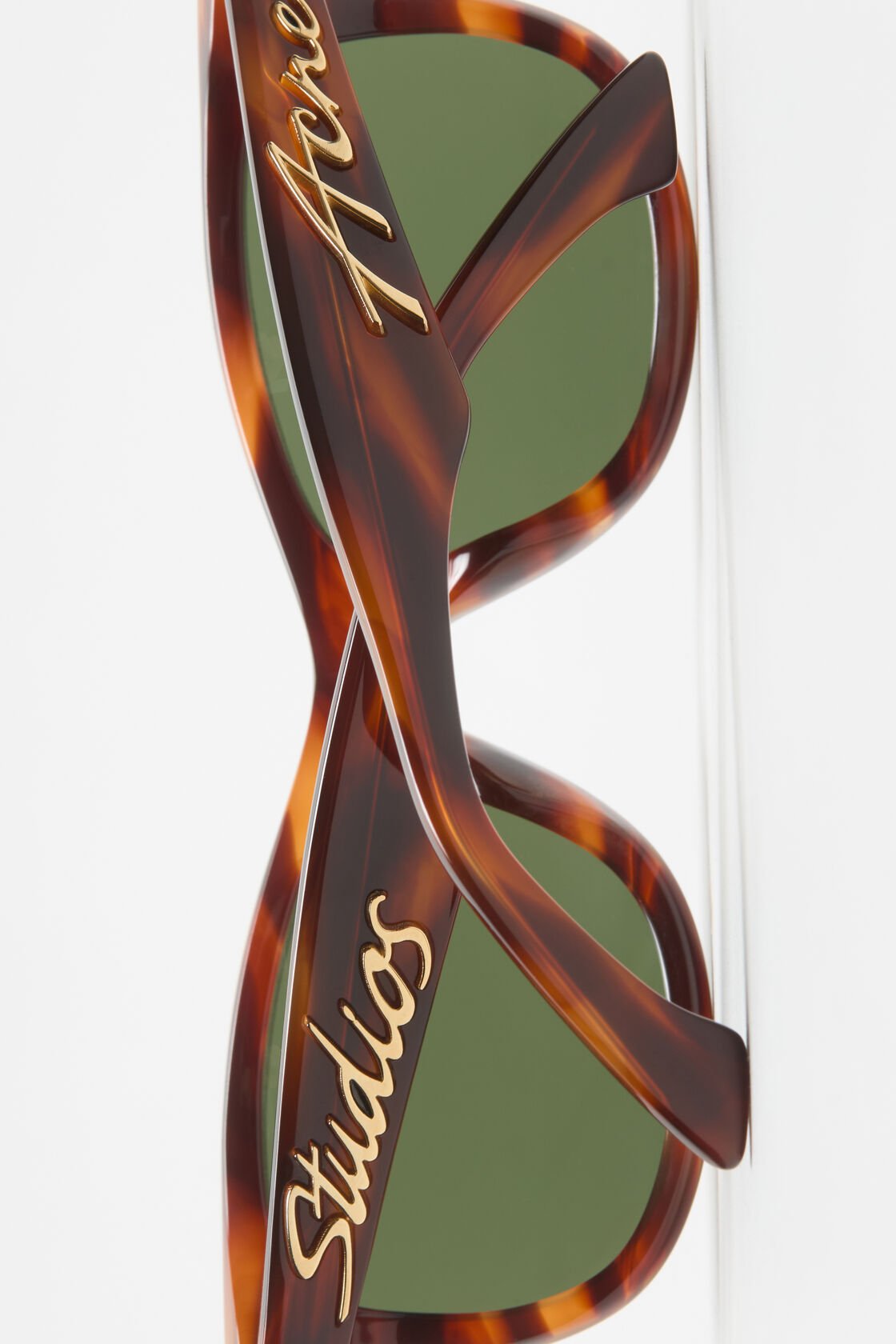 Square-frame sunglasses, Brown/gold, 2000x