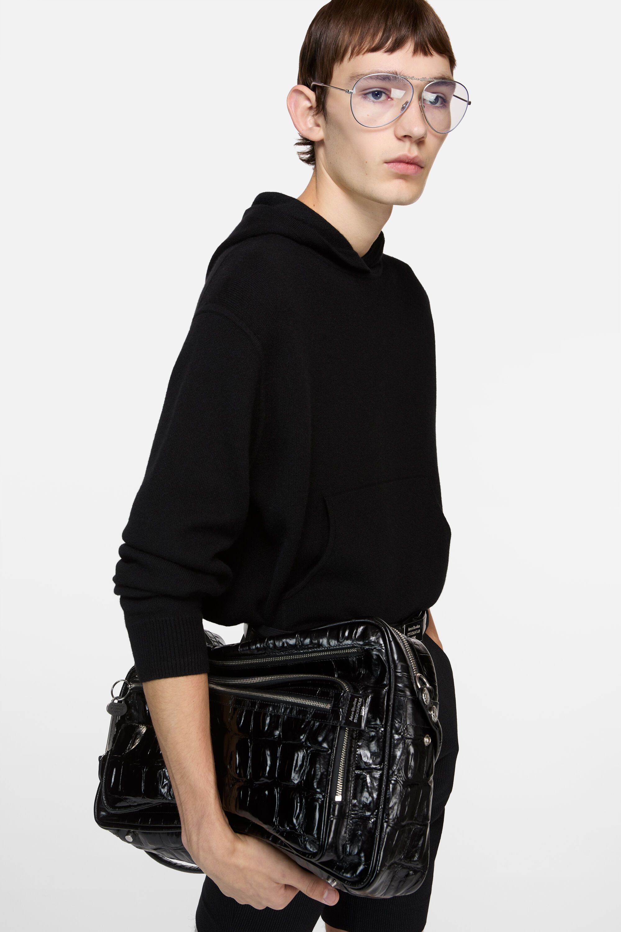 Acne Studios - カシミヤフーディ - ブラック