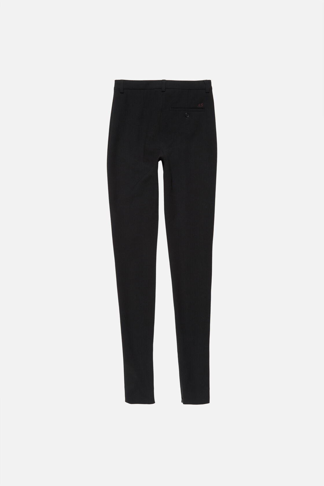 Stretch wool trousers, Black, 2000x