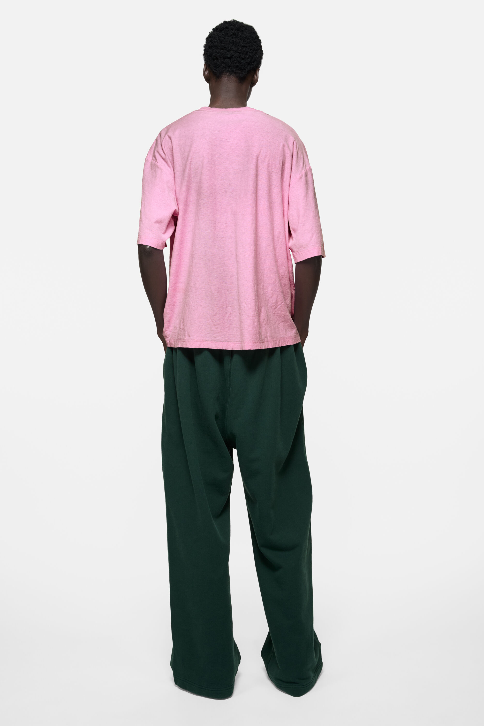 Acne Studios - Sprayed logo t-shirt - Cotton candy pink