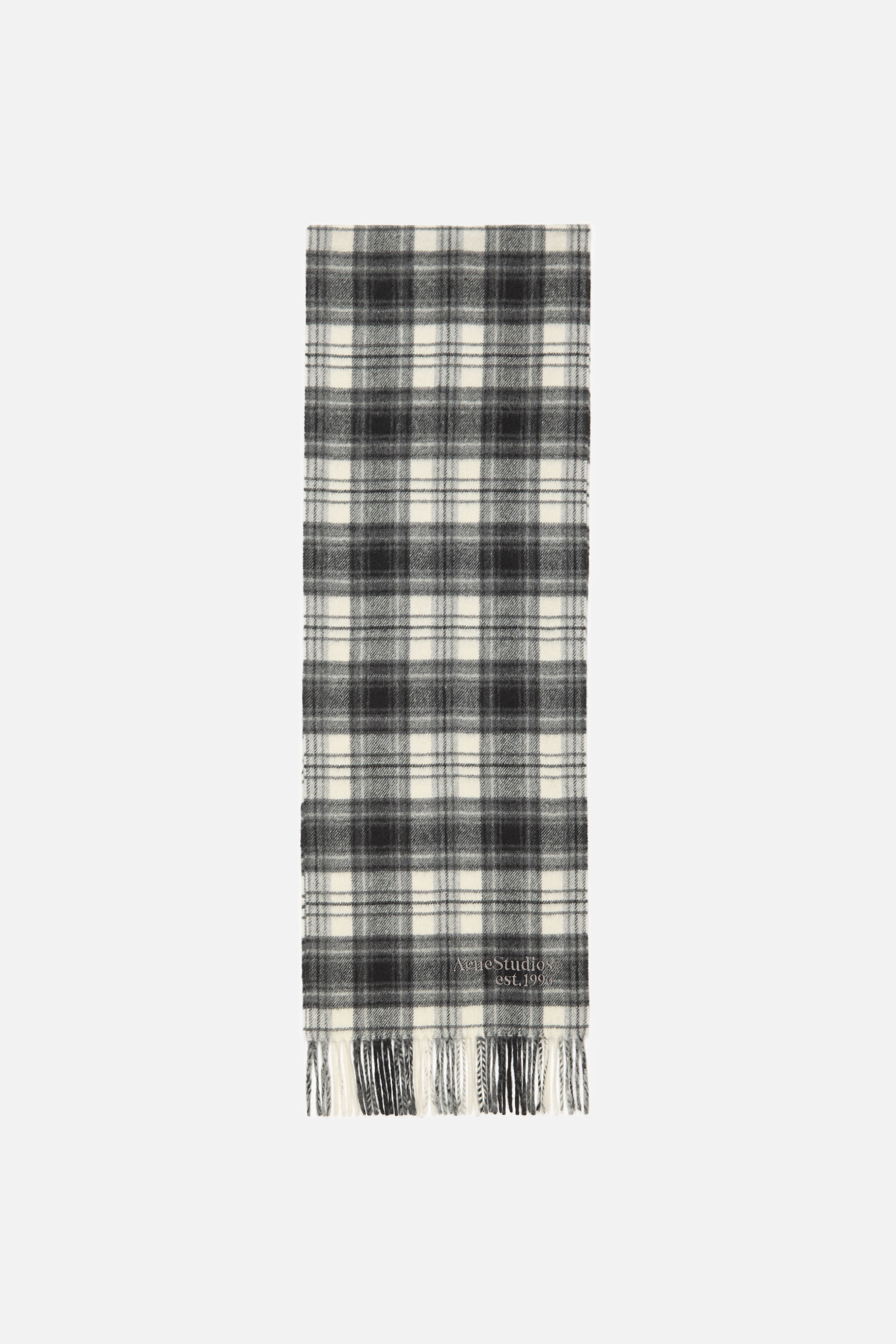Acne Studios - Cashmere scarf - Black/white