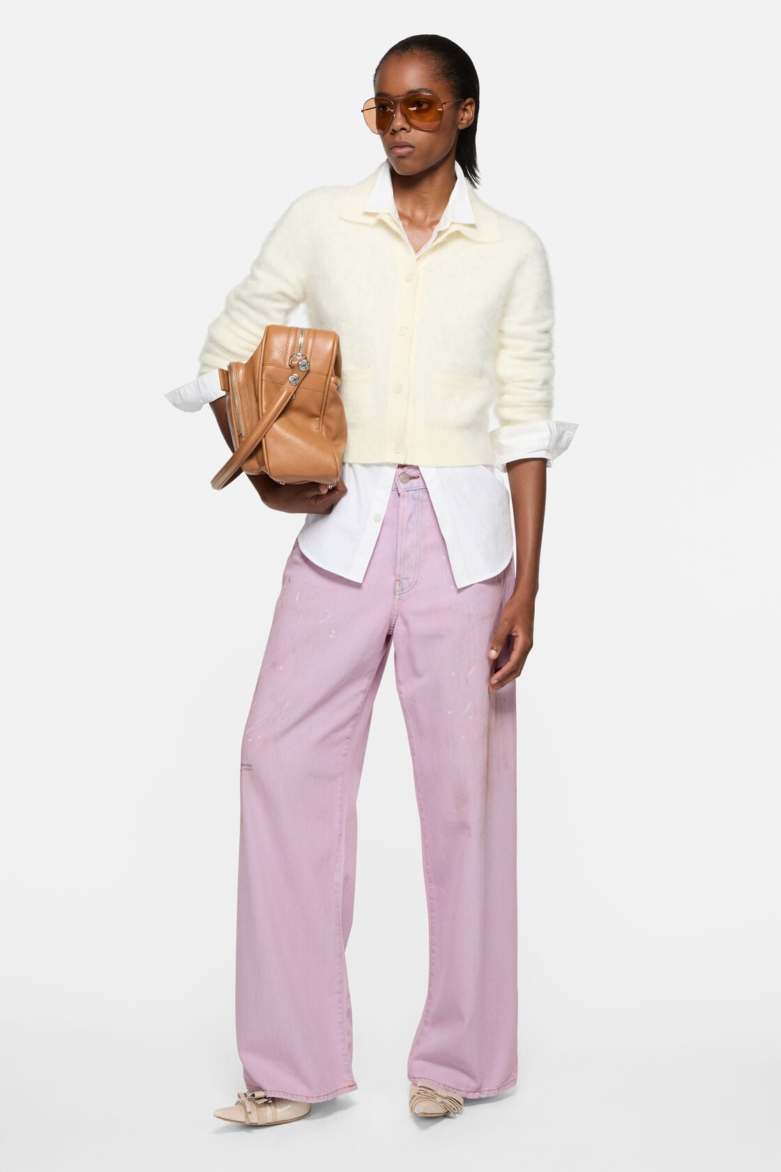 Loose fit jeans - 1981, Pink, 2000x