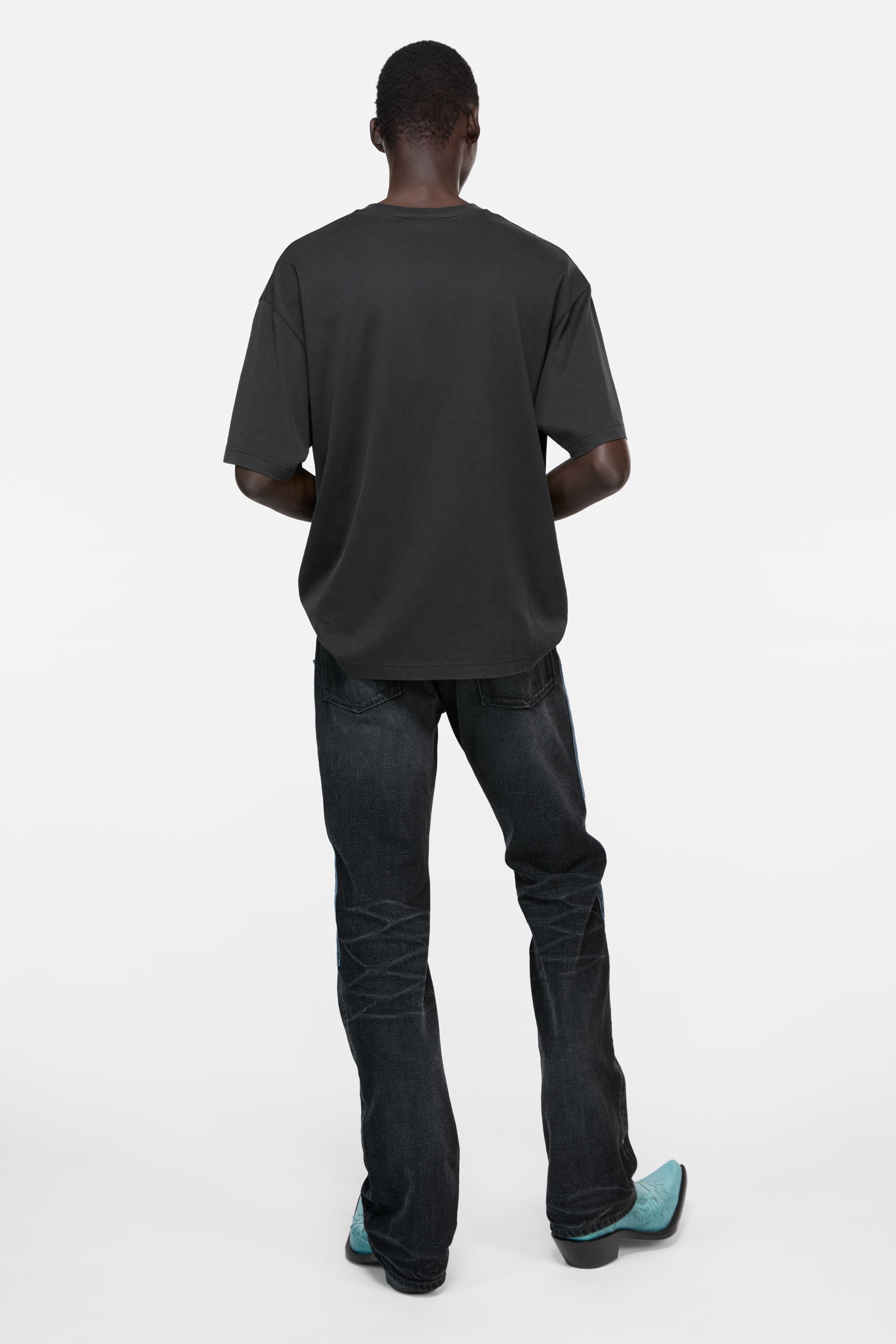 Acne Studios - Logo t-shirt - relaxed fit - Faded black
