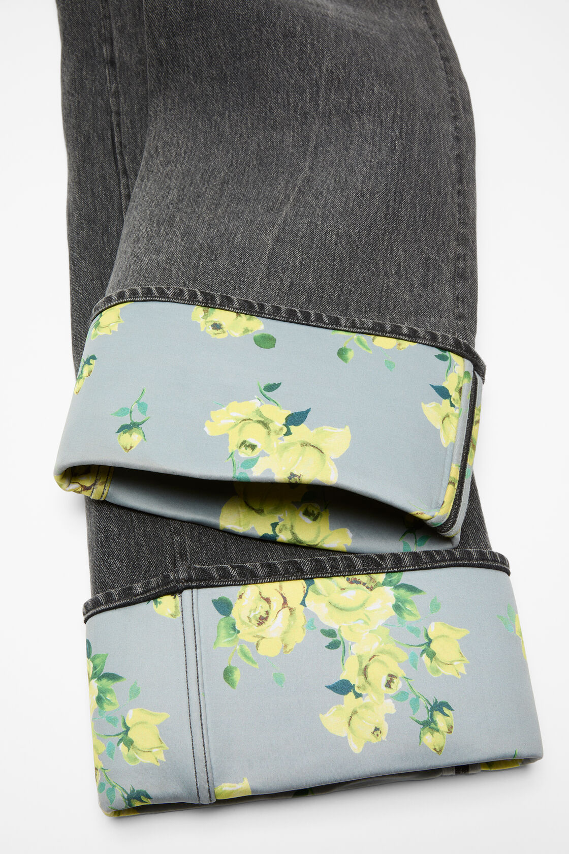 Denim bonded trousers, Anthracite grey, 2000x