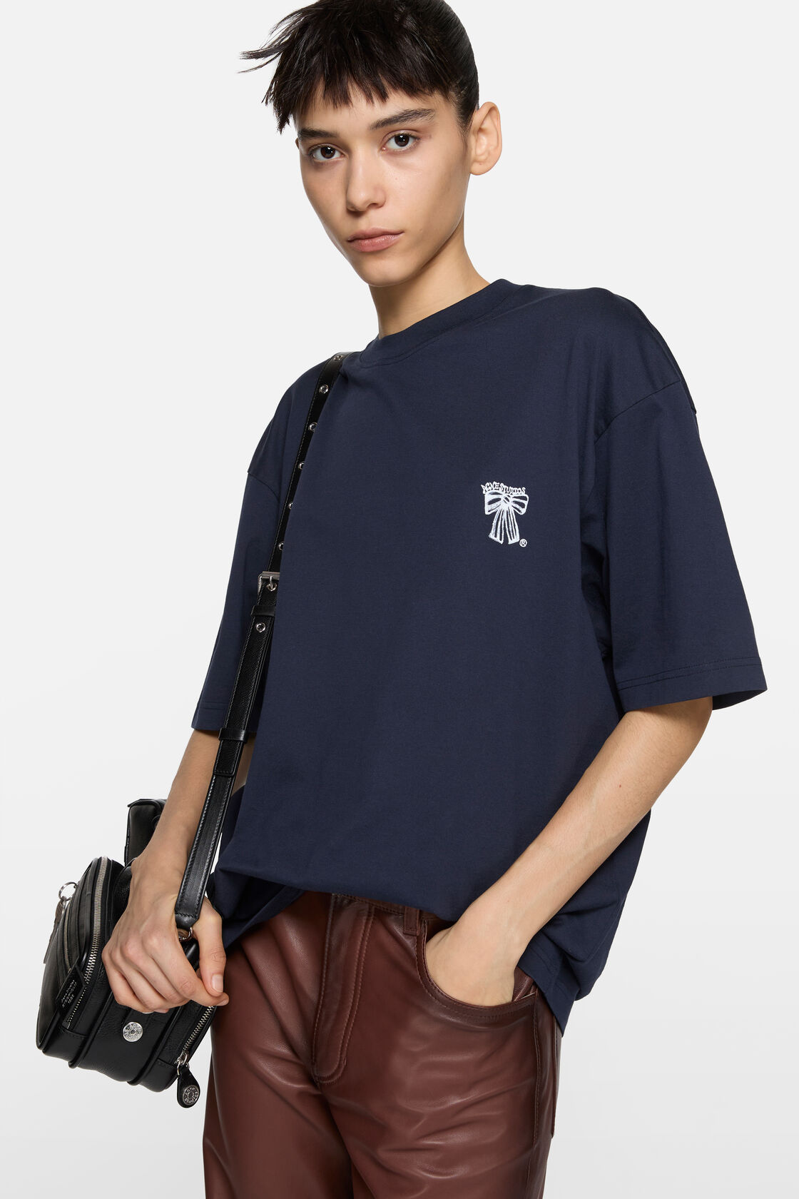 Logo t-shirt, Navy blue, 2000x