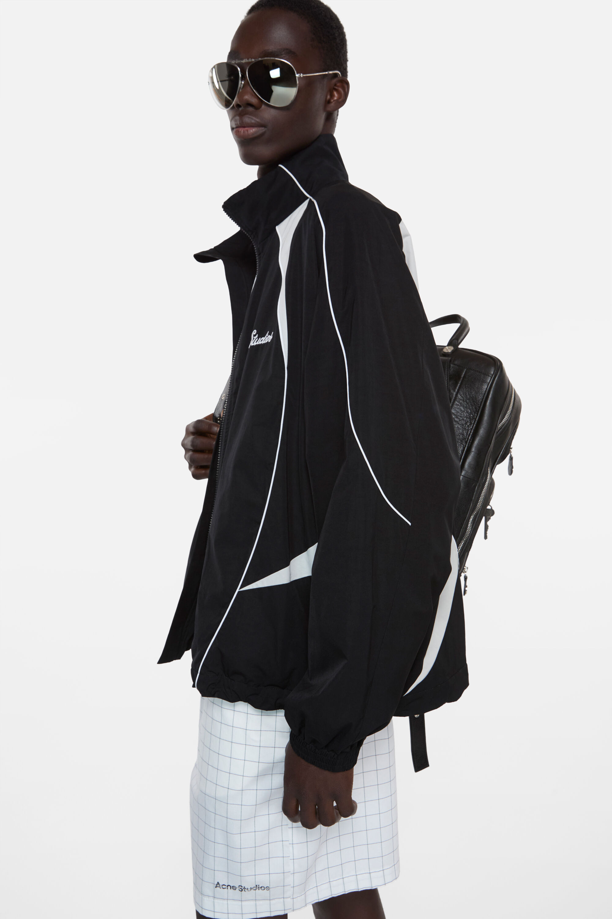 Acne Studios - テクニカルロゴジャケット - ブラック