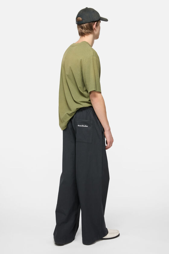 Acne Studios - ロゴスタンプスウェットパンツ - ブラック 