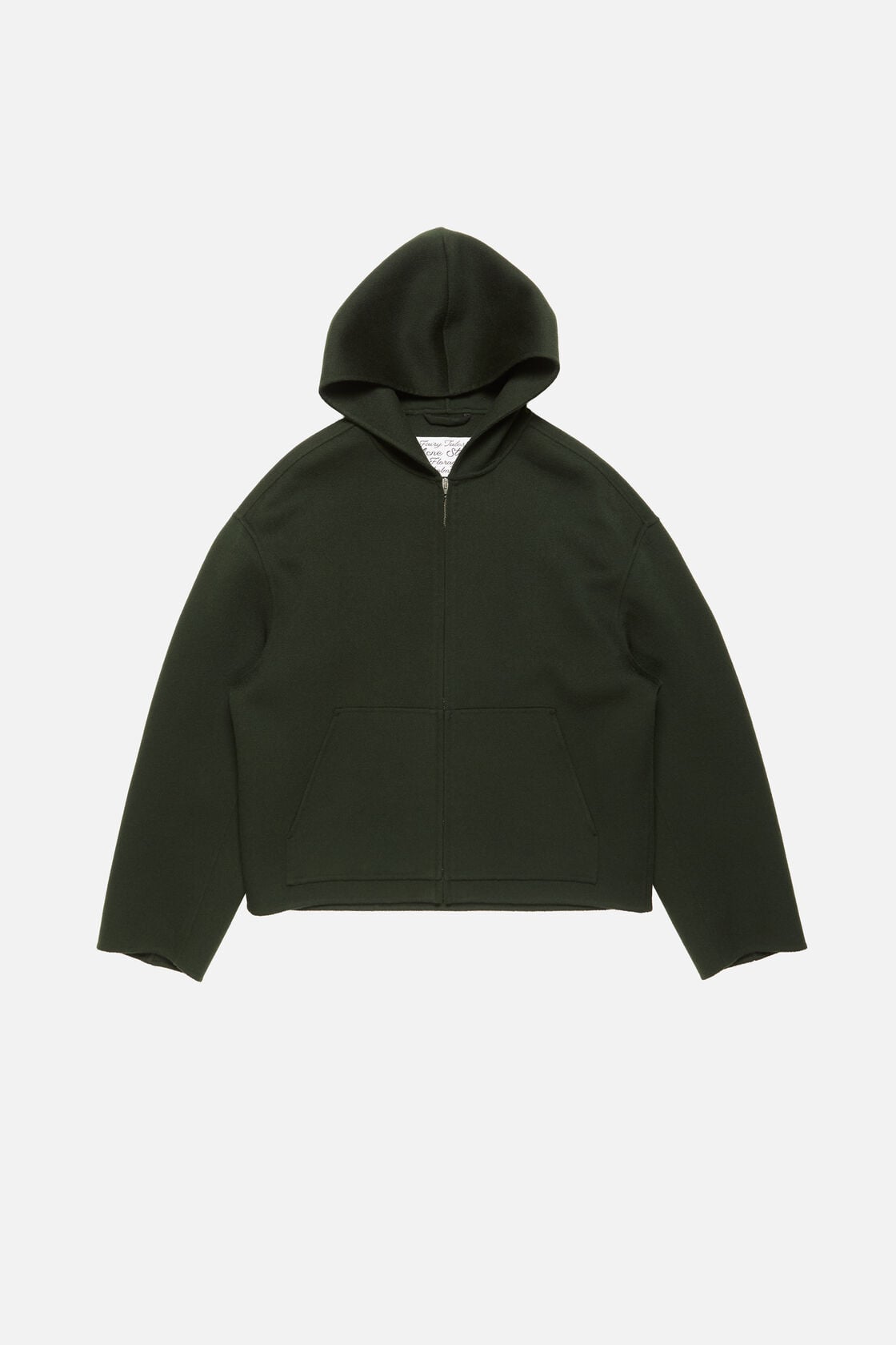 Cashmere jacket with hood, Dark green, 2000x