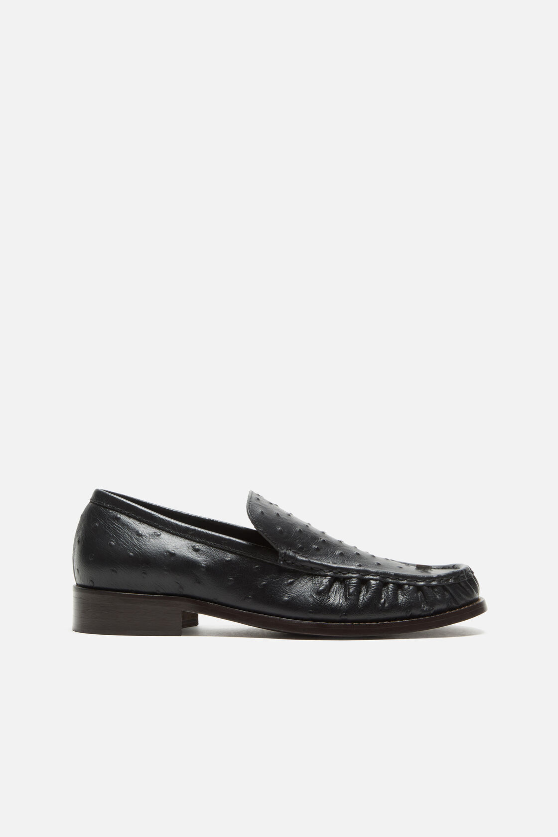 Leather loafers, Black, 2000x