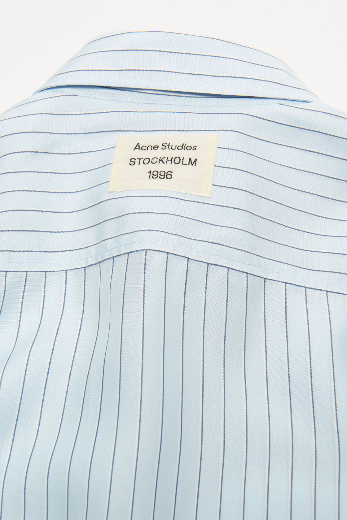 Striped button-up shirt, Blue, 2000x