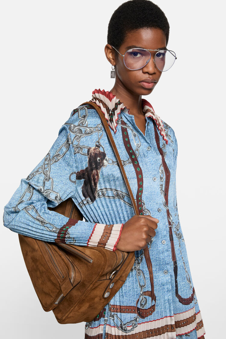 FN-WN-BLOU001261, Denim blue