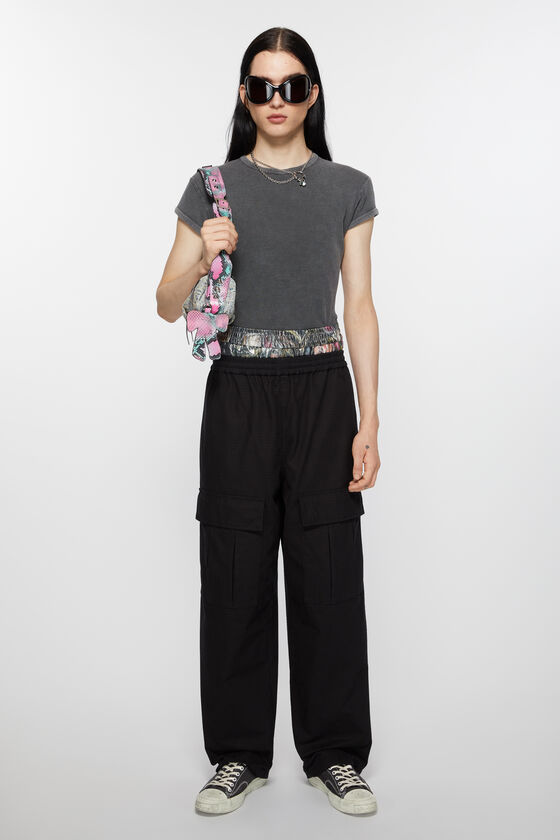 新品 長 acne studios ローカットスニーカー キャンバス ツートン