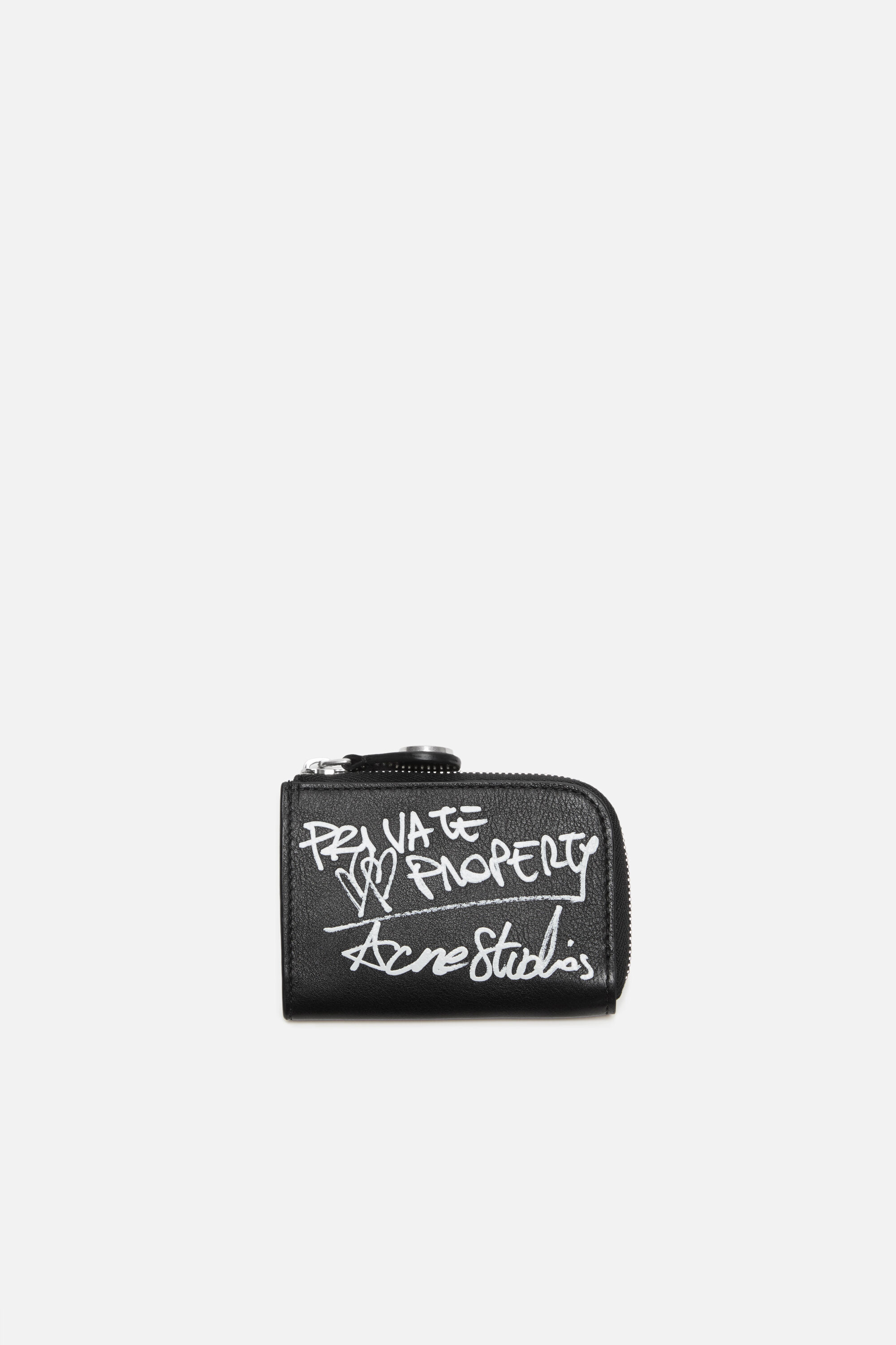 Acne Studios - Compact zip wallet - Black