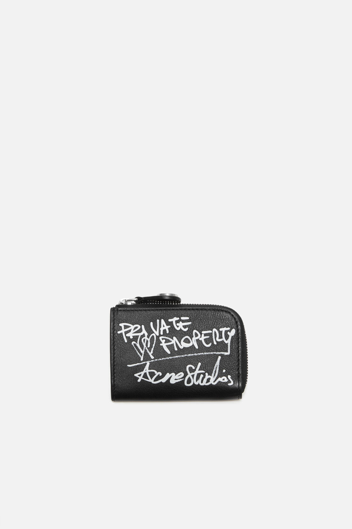 Compact zip wallet, Black, 2000x