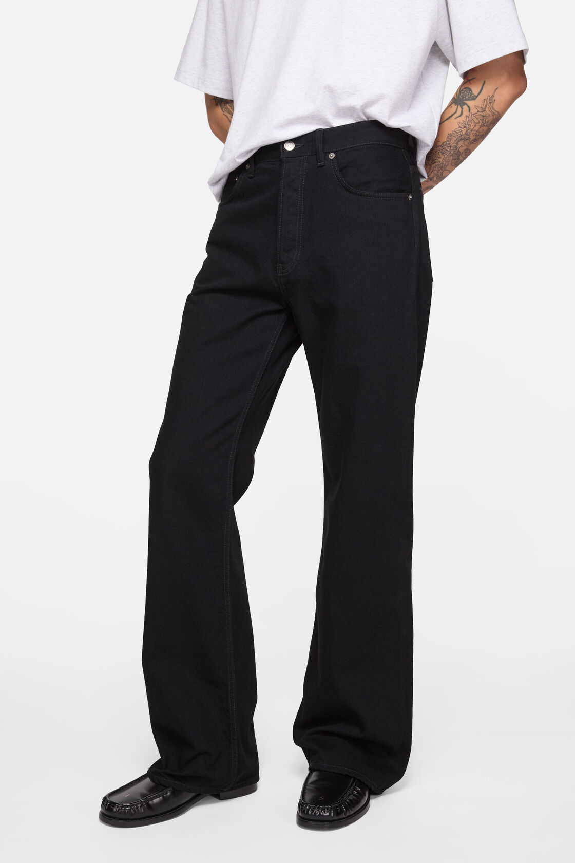 レギュラーフィットジーンズ - 2021M, ブラック, 2000x