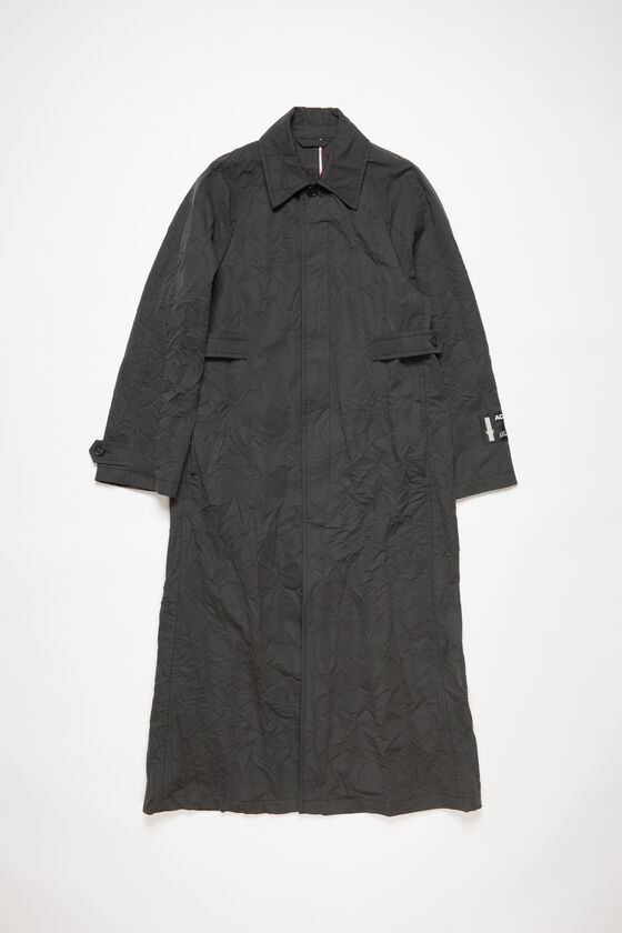 Acne Studios - Trenchcoat mit Knittereffekt - Dunkelgrau