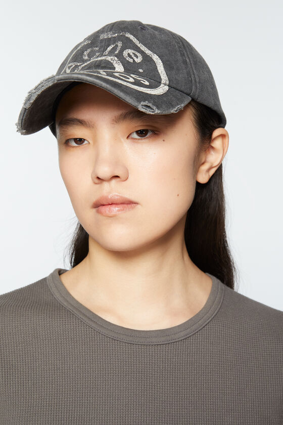 Acne Studios - Cap printed logo - Black