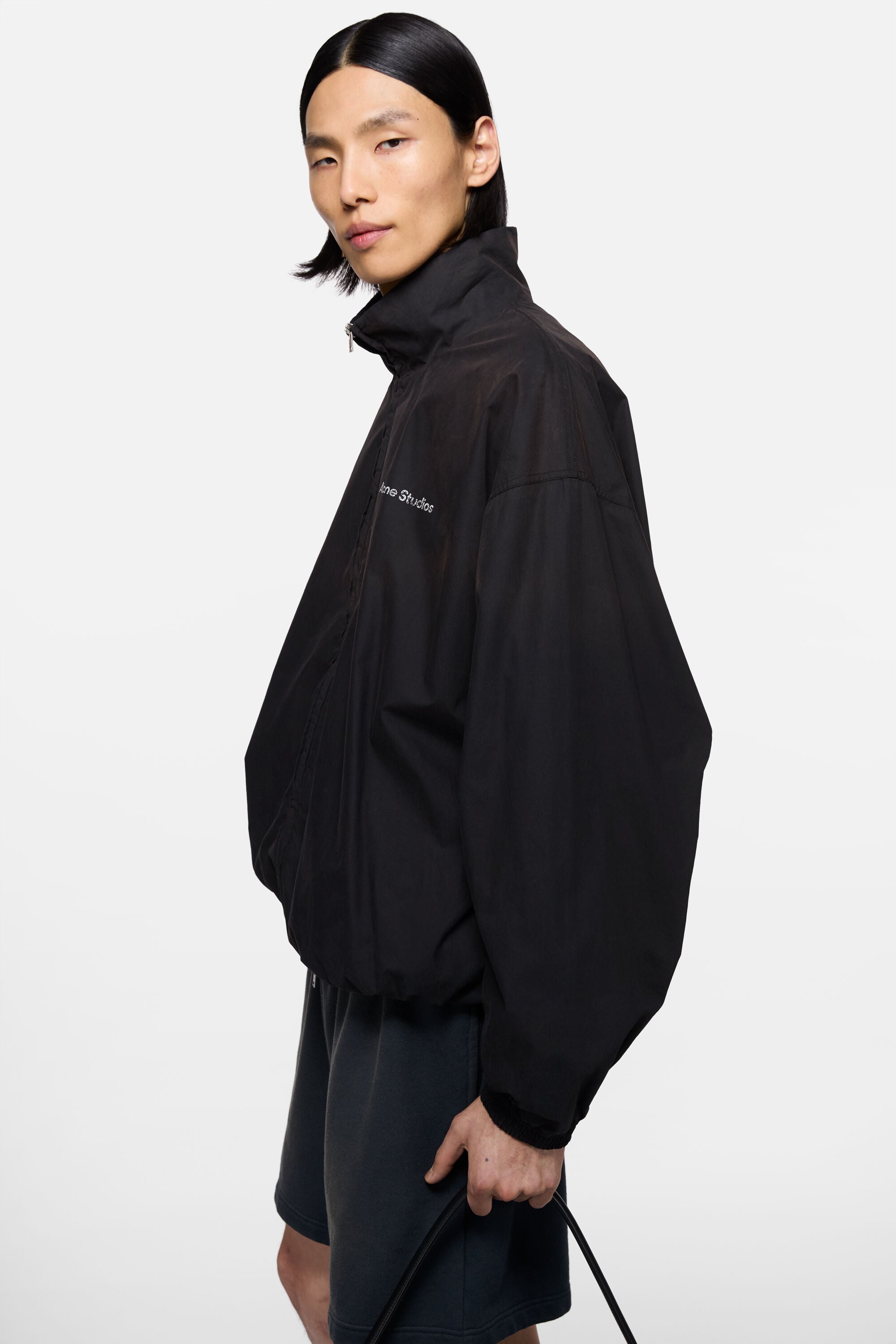 Acne Studios - Washed logo jacket - Black