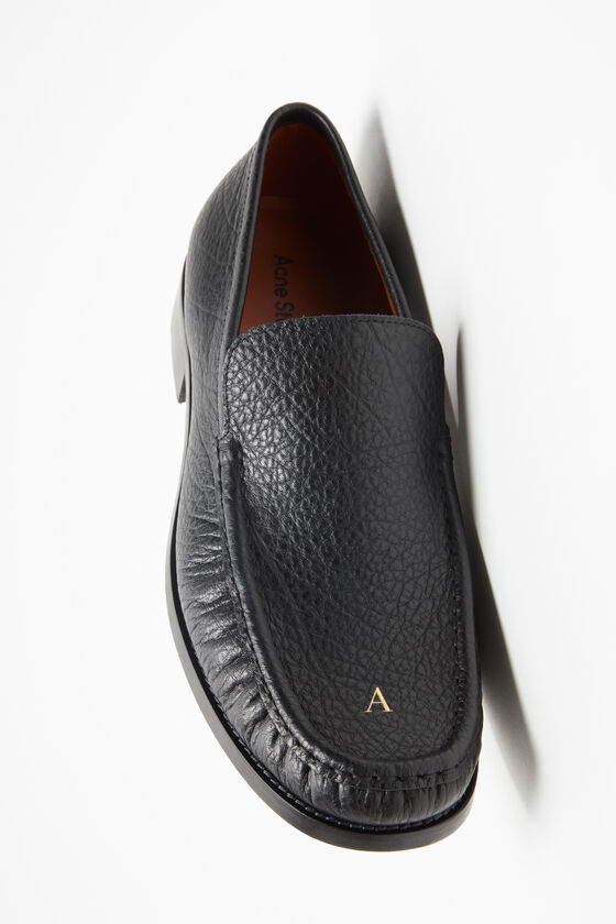 Acne Studios - レザーローファー - ブラック