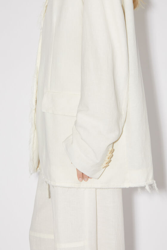 Acne Studios - Relaxed fit suit jacket - Warm white