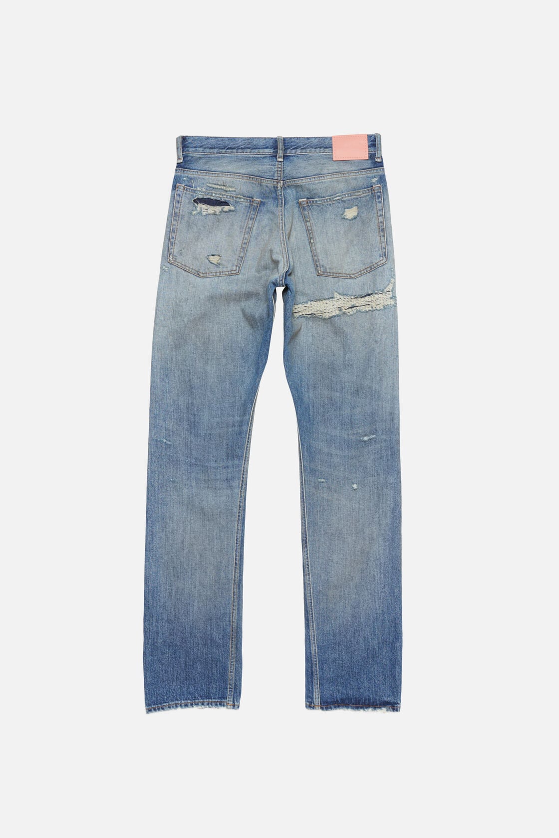 Mended denim jeans - 1996, Mid Blue, 2000x