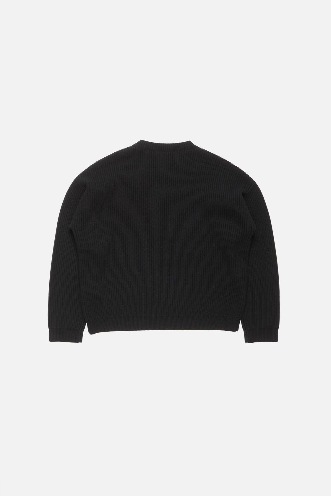 Chunky cashmere sweater, Black, 2000x