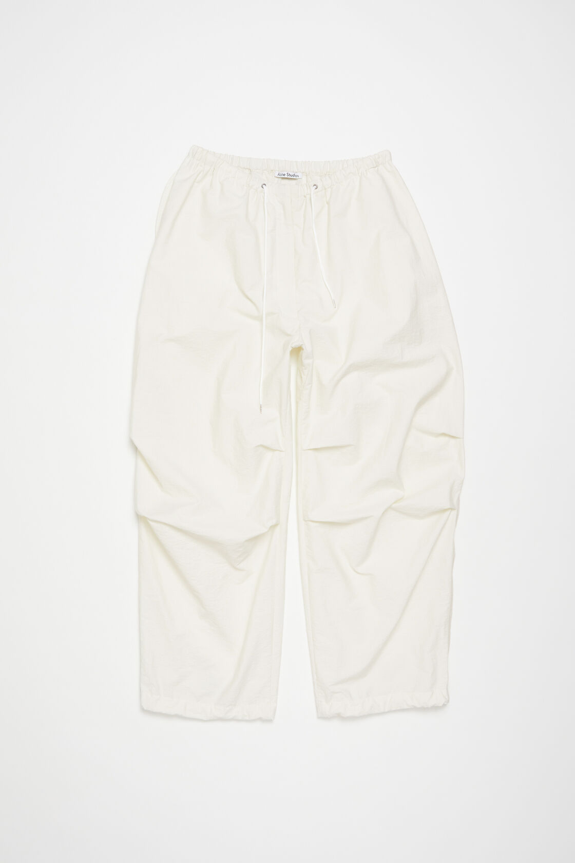 Relaxed fit trousers, White, 2000x
