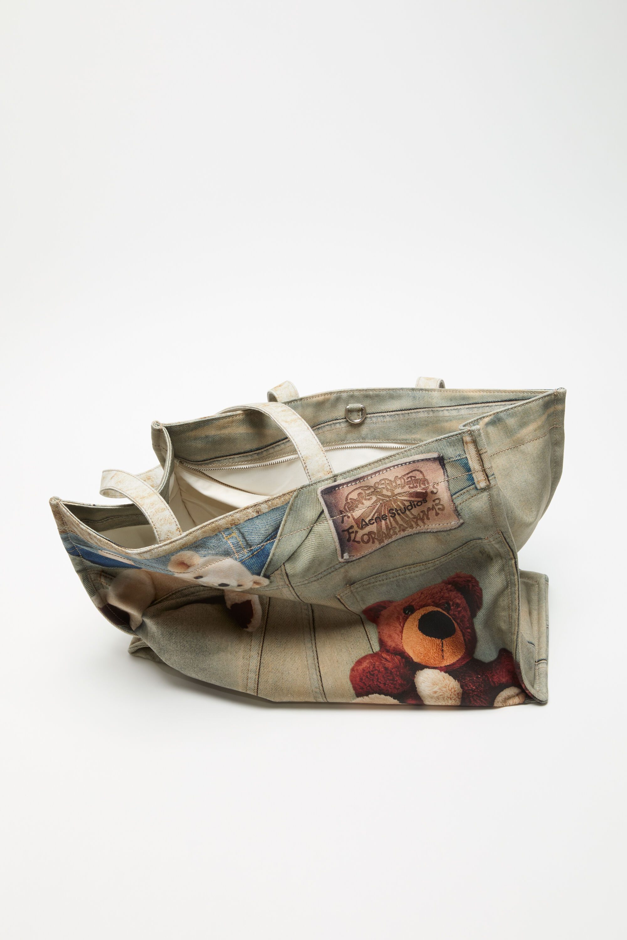 Acne Studios - テディショッパートート - ミッドブルー