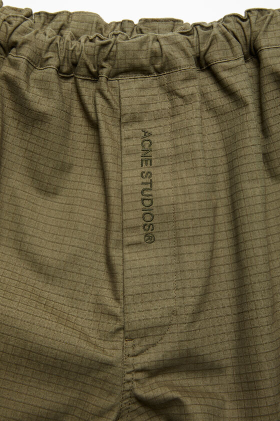 Acne Studios - Ripstop shorts - Olive green